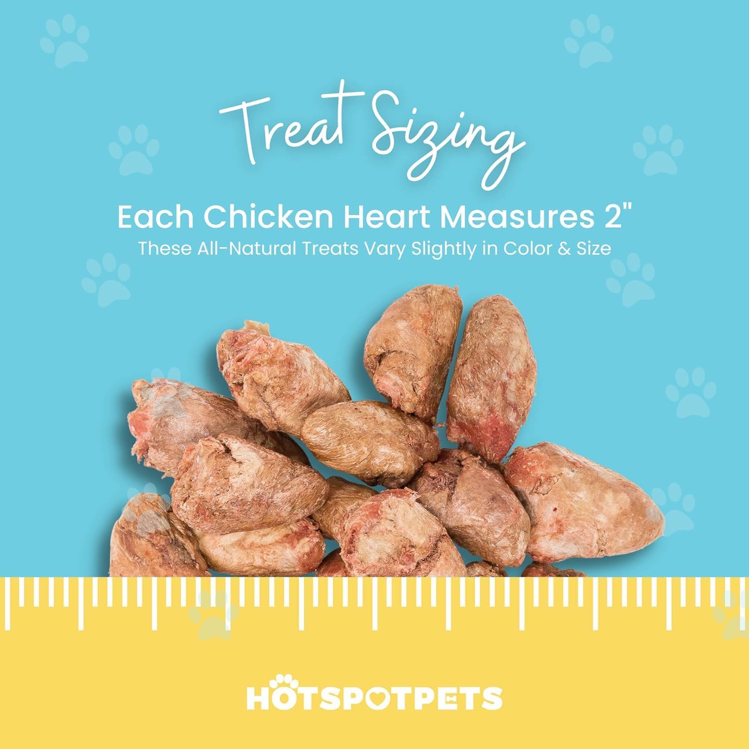 hotspot pets Freeze Dried Chicken Breast & Chicken Hearts Bundle- 1lb Bags of Each - Resealable Bags -Single Ingredient All Natural Grain-Free - Perfect for Training, Topper or Snack - Made in USA
