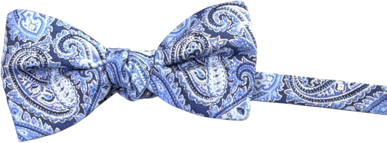 Mens Pretied Bow Tie Handmade Classic Paisley, Polka Dots, Camo, Birthday