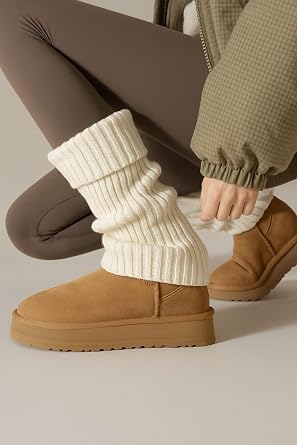 Ozzy Socks Tozluk%100 Akrilik Triko  rg  Leg Warmer Ekru