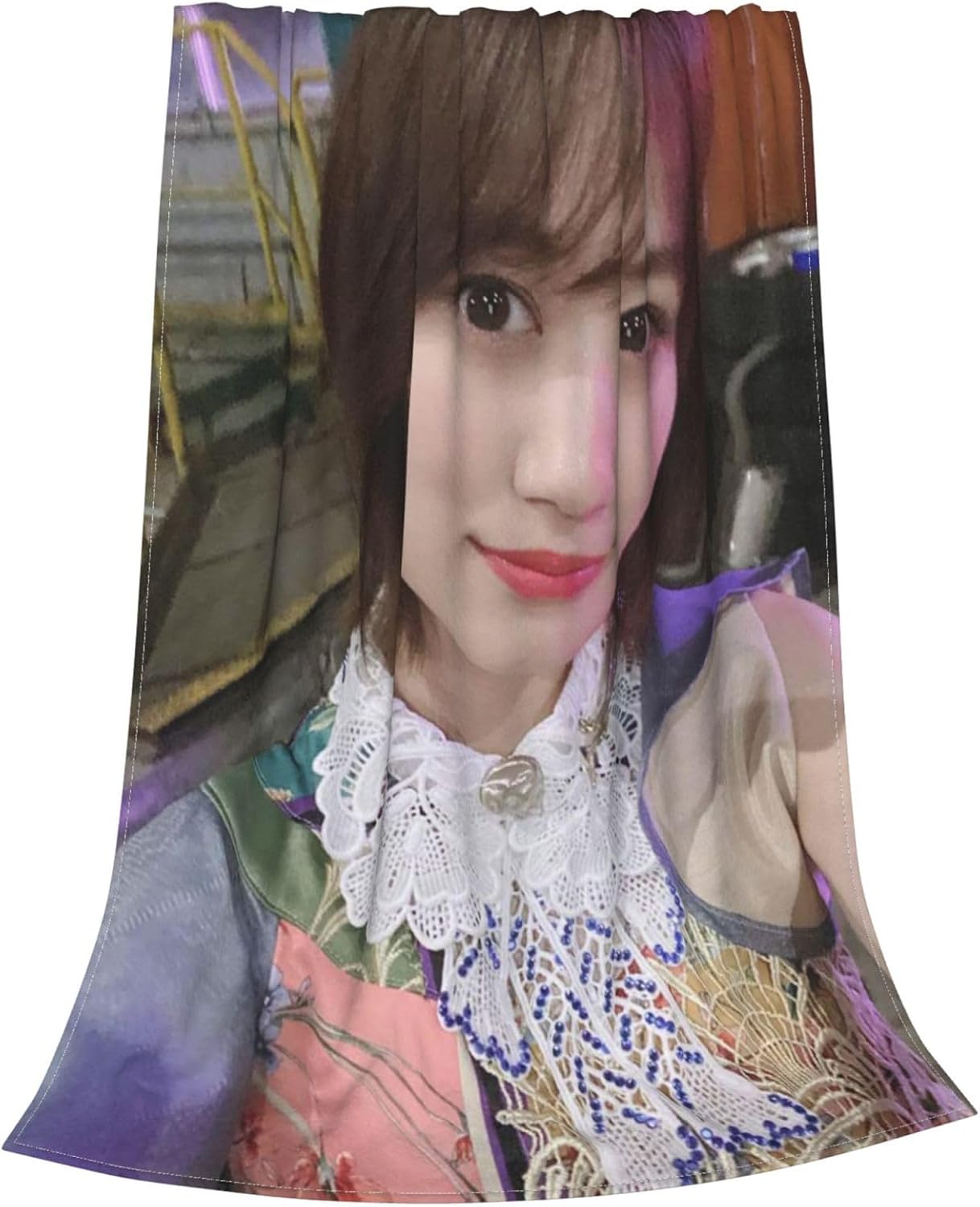 SYPPCH 毛布 冬用 エアコンブランケット山下美月 グッズ 大きめネル毛布 肩掛け毛布 膝掛け布団 掛け布団 オールシーズン ふ