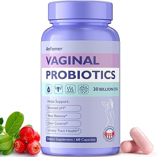 Probióticos vaginales para mujeres y mujeres, promueve el equilibrio del ph, olor vaginal saludable y flora y salud del tracto urinario con