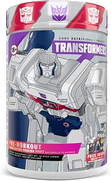 Core Nutritionals Transformers Energon Pre Workout, Blood Orange Passion