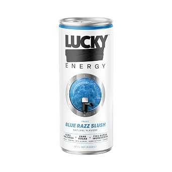 Blue Razz Slush, Zero Calories, 200mg Caffeine, 12 Pack