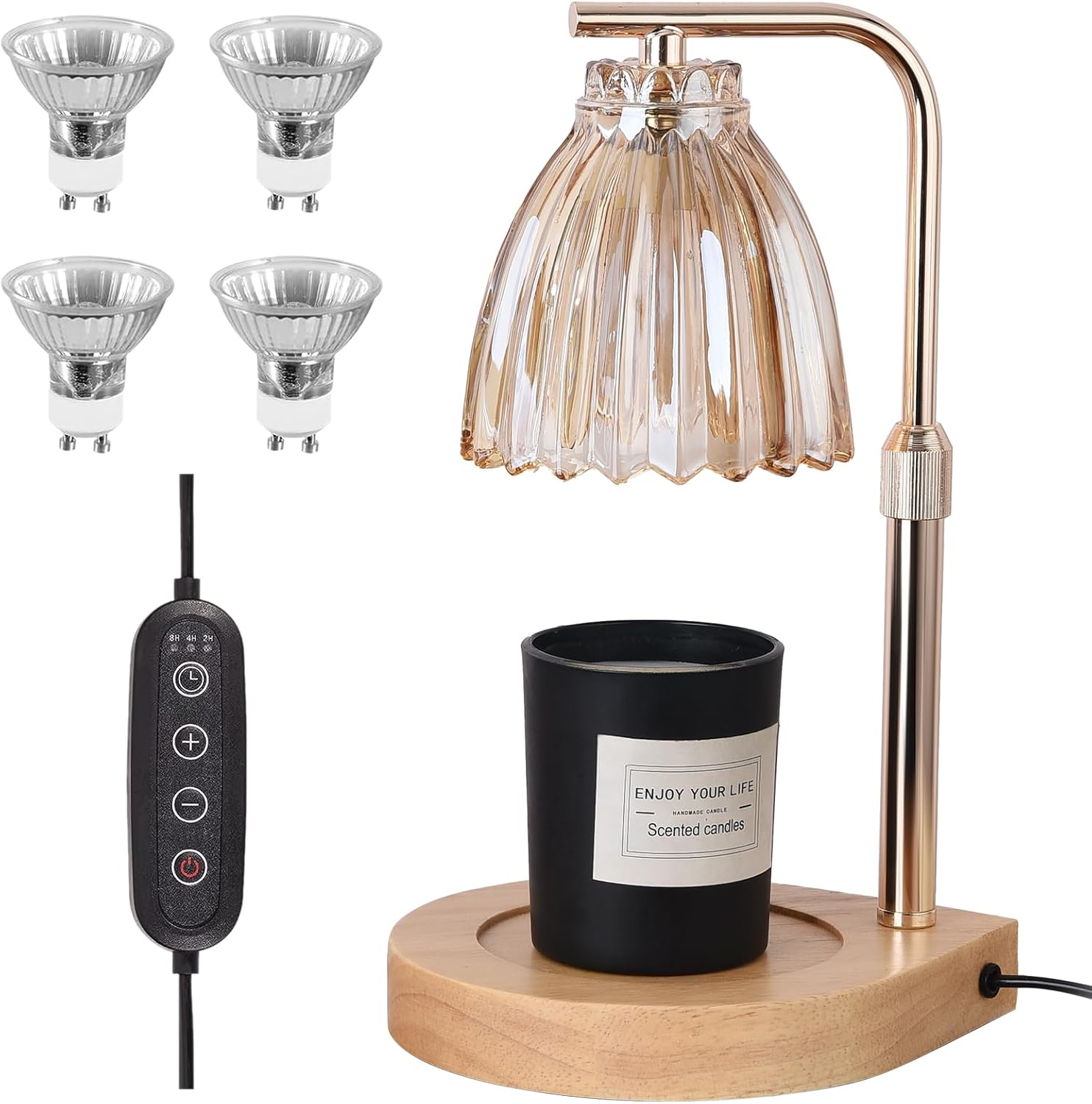 Candle Warmer Lamp with Timer, Dimmable Candle Lamp Warmer