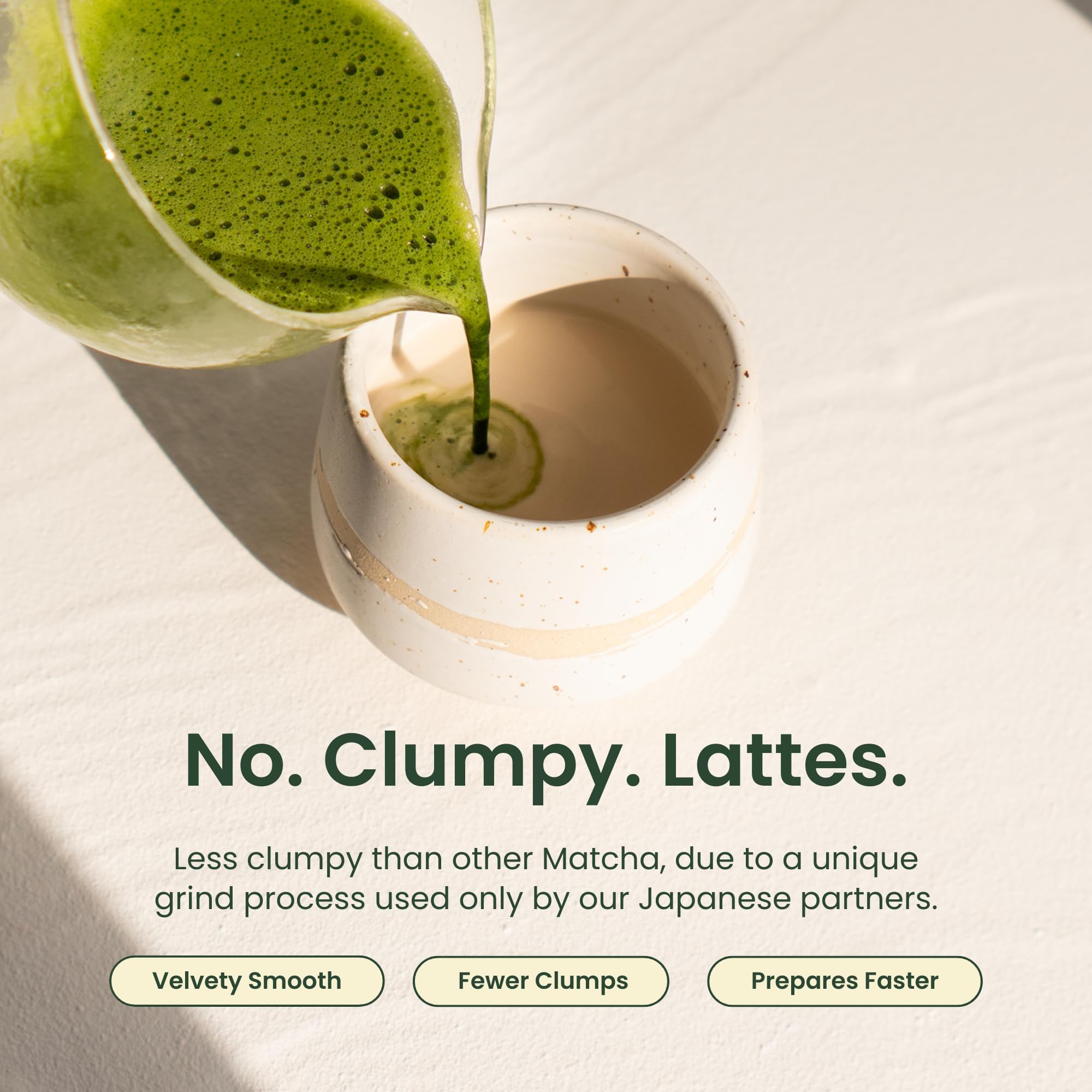 Crafti Ceremonial Grade Matcha Powder Organic - Unsweetened Authentic Japanese Daily Matcha Green Tea Powder from Uji Kyoto — view 2