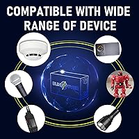 Vista 3 de Paquete de 2 baterías de litio de 9 V, batería de 9 voltios de 1200 mAh, batería de 9 V de larga duración para detectores, no recargable