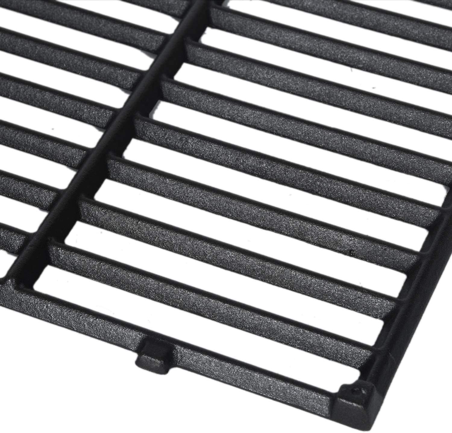 Cast Iron Grill Grates for Weber Spirit 200 Spirit II 210 Series, 17.5 x 10.2 inch Cooking Grids for Weber Spirit E-210 S-210 E/S-220 w/Front-Mounted Control Panel(2013-Newer, Set of 2)