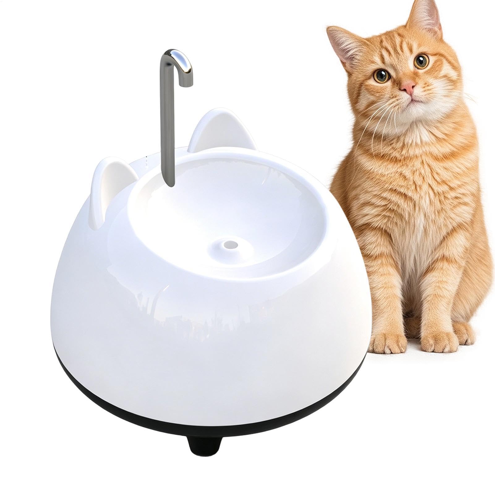 Fuente para gatos silenciosa con flujo continuo y capacidad de 2 litros