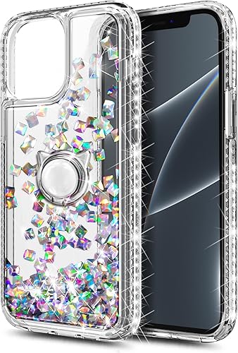 Miniatura 6 de NGB Supremacy Funda para iPhone 13 Mini (5.4 pulgadas) con protector de pantalla de vidrio templado, soporte para anillocorrea para la muñeca,