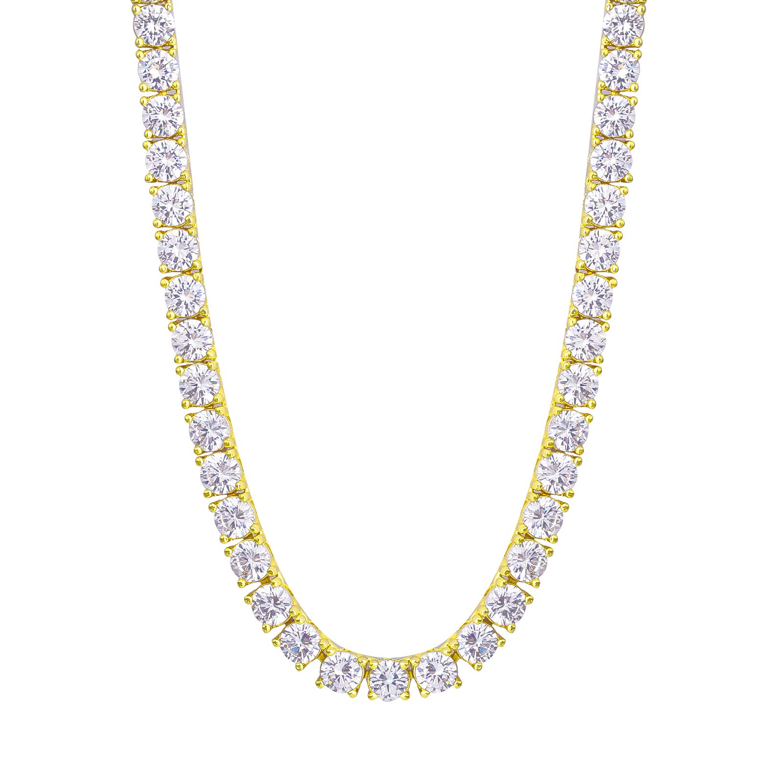 KRKC&CO Tennis Necklace Chain for Men
