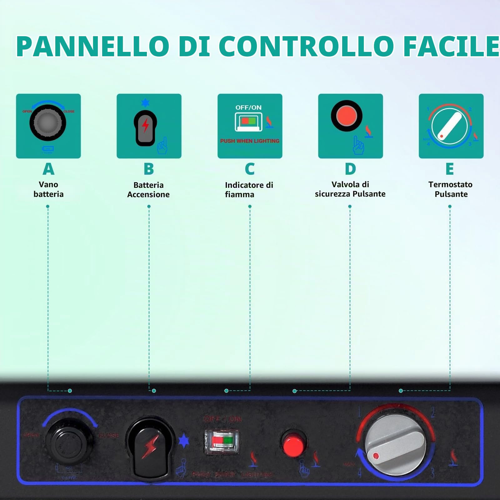 SMETA Frigo 12V/220V/Gas 60L Mini Frigo da Camera Hotel da libera installazione ad Assorbimento, Silenzioso 0 Decibel