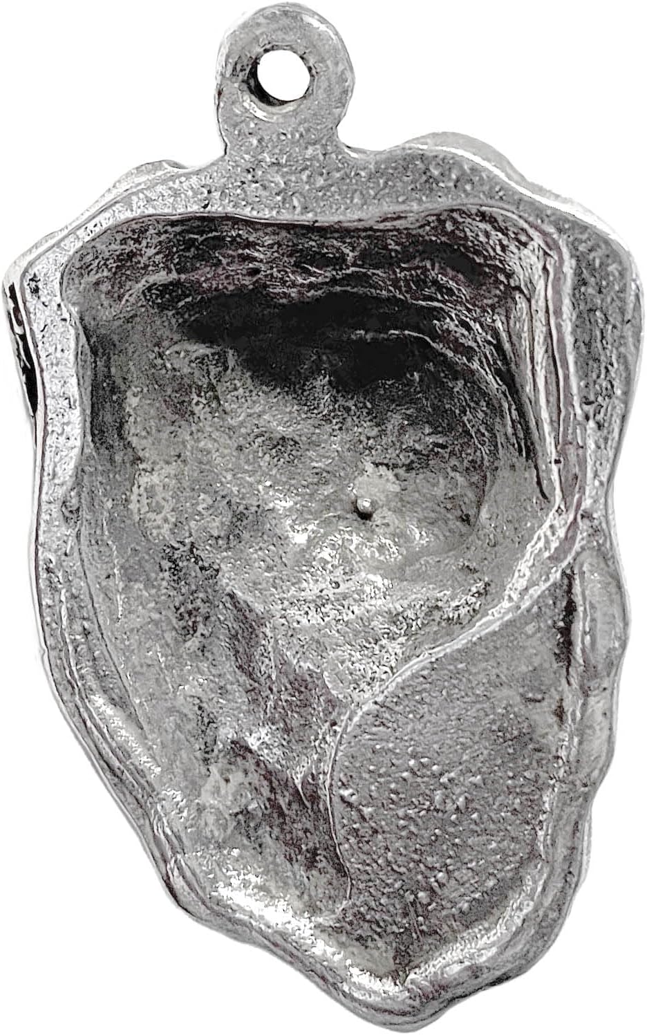 Art-Dog Silver-Plated Dog Pendant on a Leather Strap - Dog Necklace from ArtDog Collection – Silver Dog Necklaces for Men and Women – Dog Breeds Jewelry – Dutch Retriever