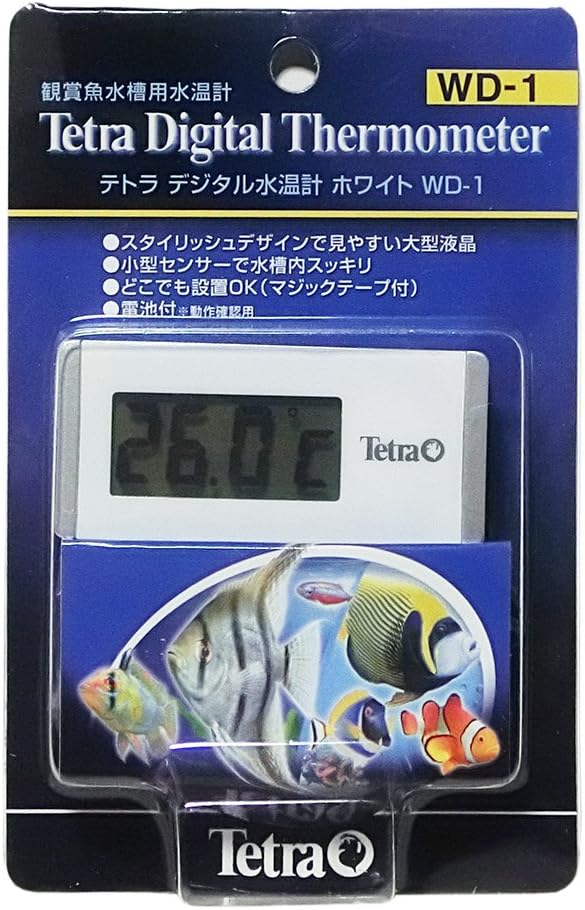Amazon テトラ デジタル水温計 ホワイト Wd 1 デジタル水温計 水温計 比重計 通販