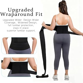 Lisacool Waist Trainer for Women Tummy Control Sweat Belt Waist Trimmer