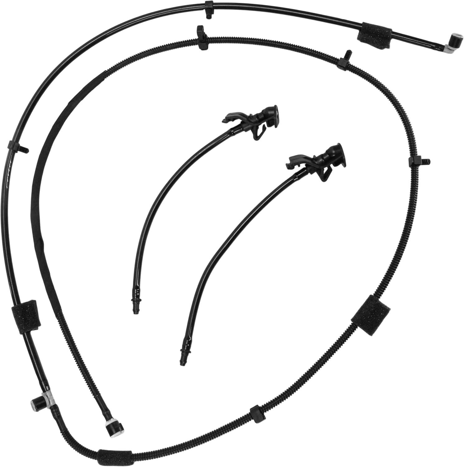 Explorer Hose Nozzle Repair Fit for Ford Explorer 2011 2012 2013 2014 2015 BB5Z-17A605-A Windshield Washer Upper Hose and Wiper Nozzle Sprayer Jets, Replace Part Number AR3Z-17603-A BB5Z-17A605-A