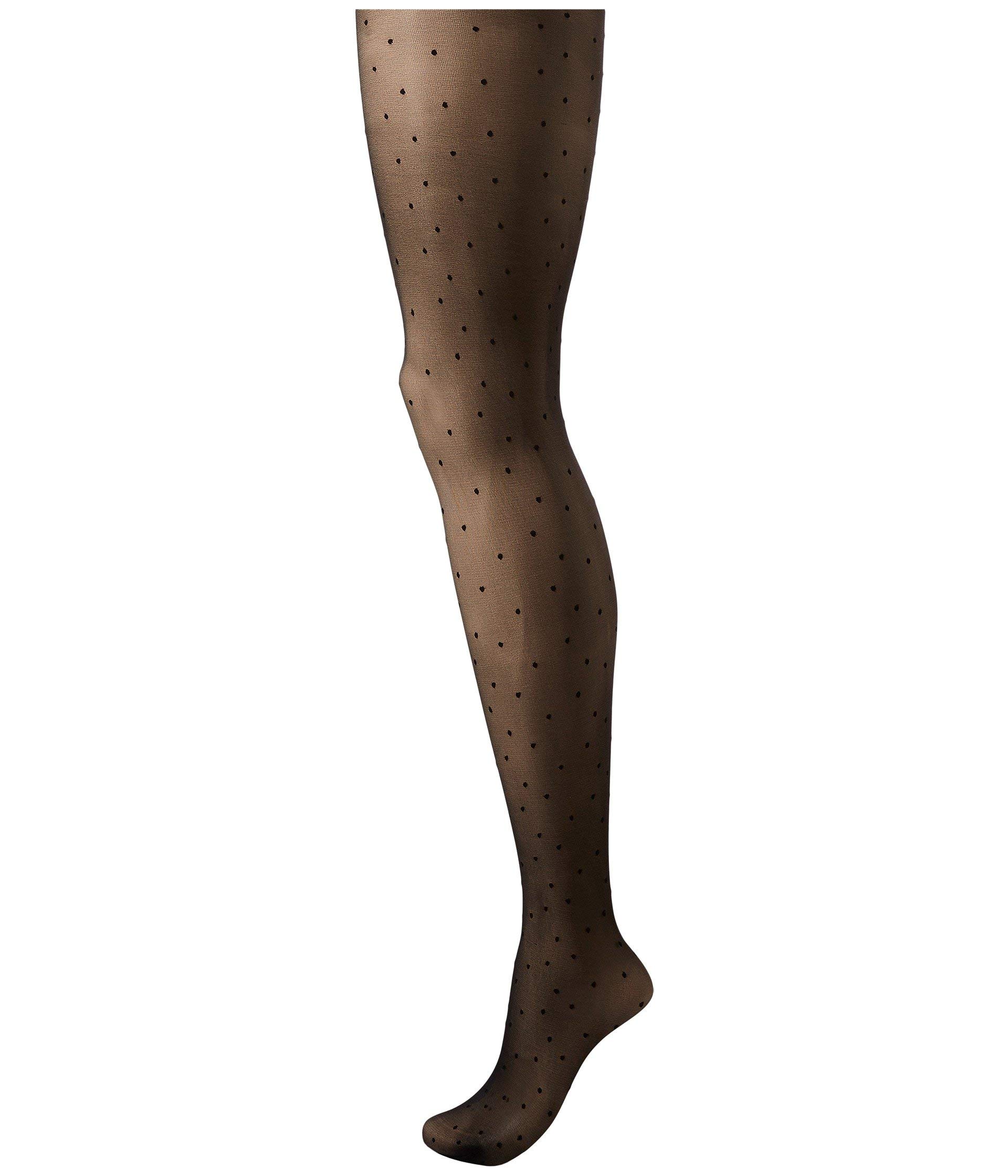 Pretty Polly Women's Pinspot Tights Matt Fein 20 DEN Tights, Black (Black Black), One size (Manufacturer Size:OS)