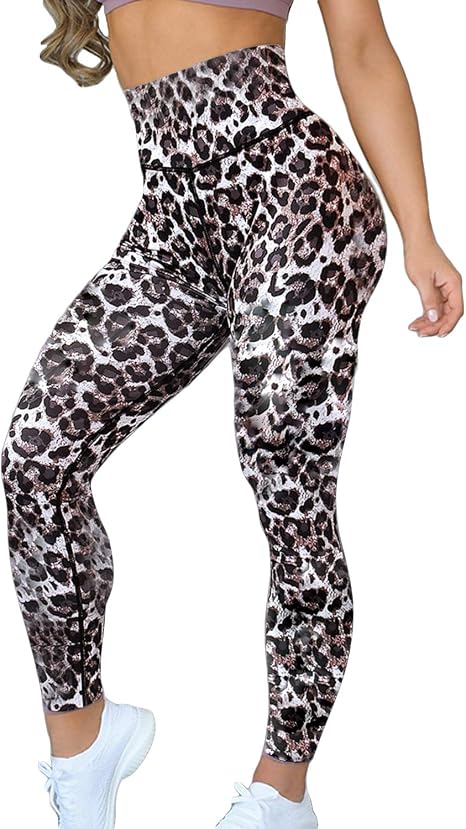KIWI RATA Womens High Waist Animal 