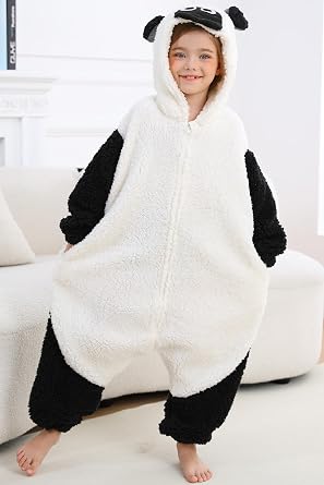 DarkCom Kid-Adult Animal Onesie Blacknose Sheep Halloween Christmas Pajamas