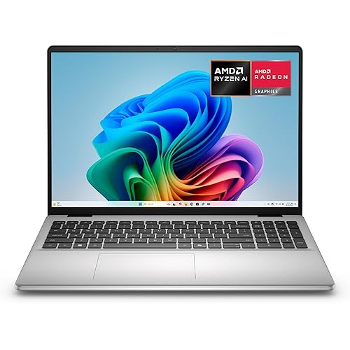 Dell 16 Laptop DC16256-16.0-inch 16:10 2K Touchscreen Display, AMD Ryzen AI 7 350 Processor, AMD Radeon Graphics, 32GB Memory, 1TB SSD, Windows 11 Home, Copilot+, Onsite Service, Platinum Silver