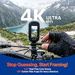 4K Mini Caméra du corps avec audio, petite caméra portable à la poitrine avec portrait et mode large, parfait pour la maison, le travail, la sécurité et l'enregistrement extérieur(Pink-64GB)