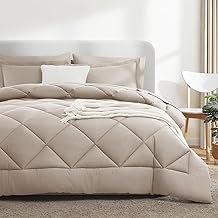 لحاف الندى الفندقى من الميكروفايبر حشو الحاف فايبر بديل الريش كافيه ( 180 * 230 سم)