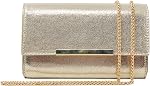 AFKOMST Clutch Purses for Women Small Convertible Wristlet and Evening Bag | Vegan Leather, Fits 6.7-inch Phone/Passport, Versatile for Formal Events/Prom/Wedding/Cocktail/Night Out/Daily Use