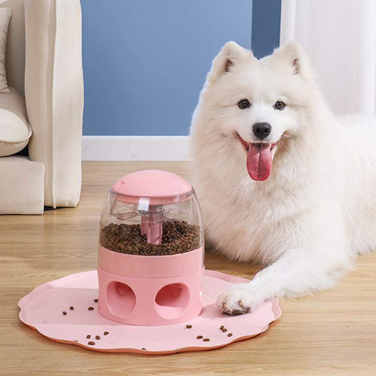 Giocattolo Dispensatore di Cibo per Cani - Alimentatore Lento e Resistente | Dispenser Antiscivolo per Stimolazione Mentale e Addestramento, Quotidiano per Intrattenimento e dalla Noia