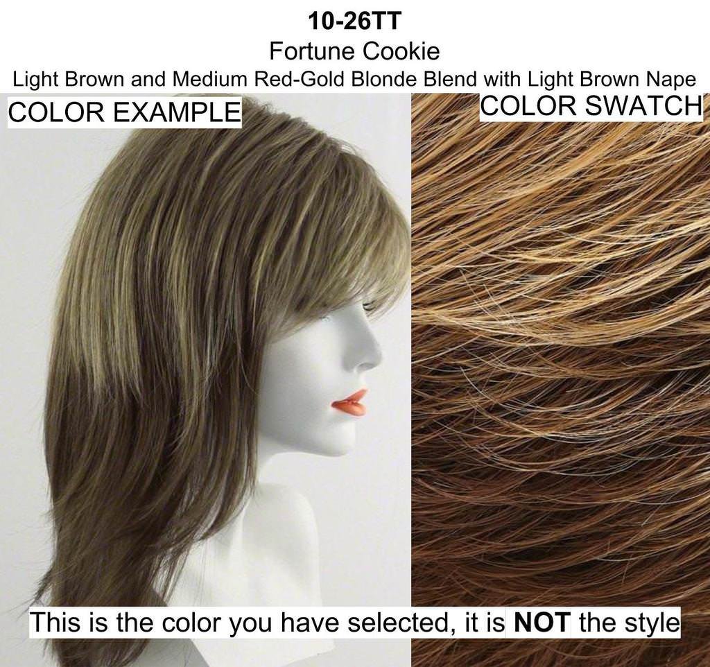 Bundle - 8 items: Kristi Wig by Jon Renau, Christy's Wigs Q & A Booklet, 2oz Travel Size Wig Shampoo, Conditioning Spray, Flexible Spray, HD Smooth, Wide Tooth Comb & Wig Cap - Color: 10/26TT