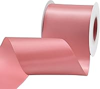 Vista 51 de Cinta de satén plateada de doble cara de 1-1/2 pulgadas x 50 yardas, cinta plateada de poliéster para envolver regalos, muy adecuada para bodas