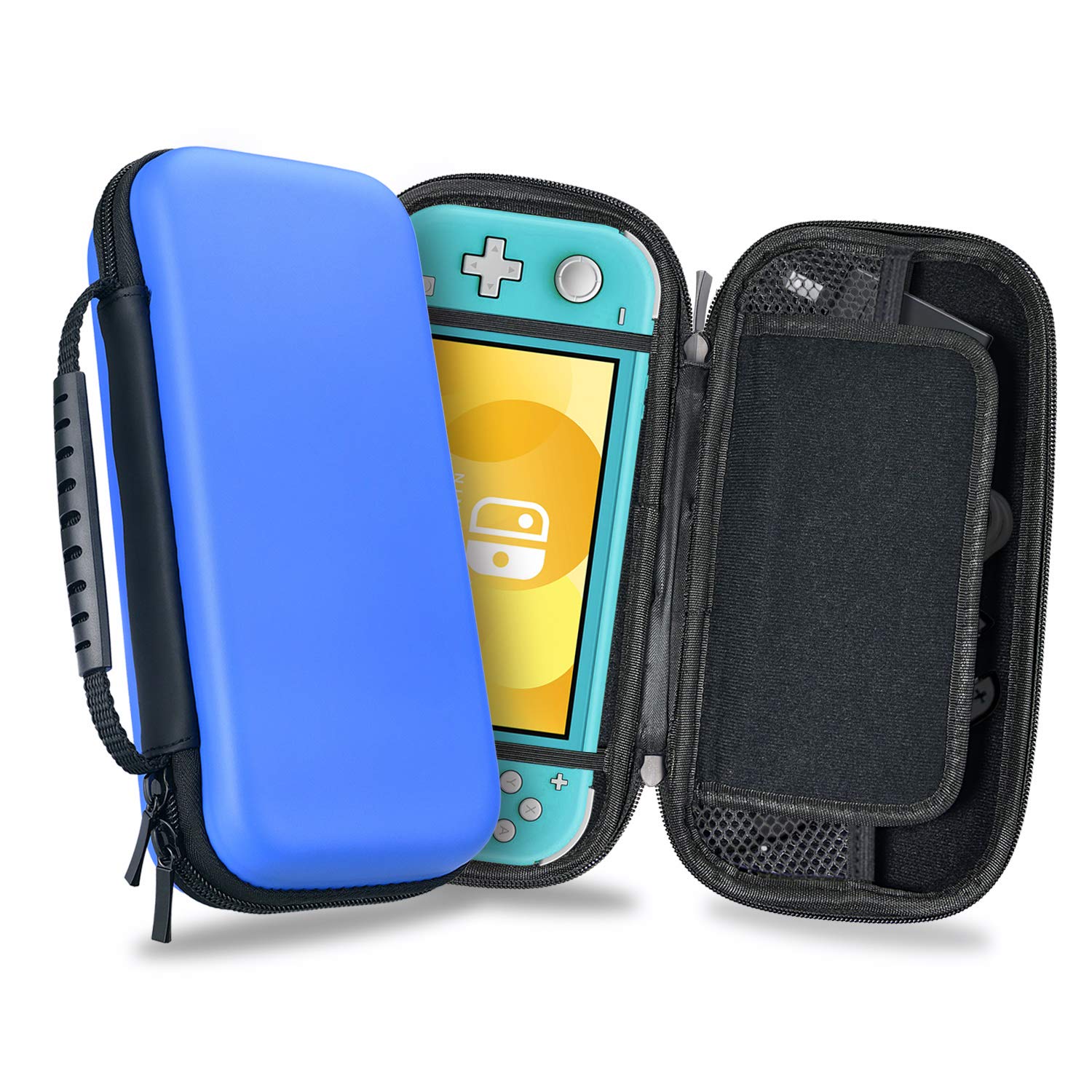 Nintendo Switch Lite Carrying Case - Hard Shell Protective Switch Lite Game Case for Nintendo Switch Lite & Accessories by YOUSHARES (Blue)