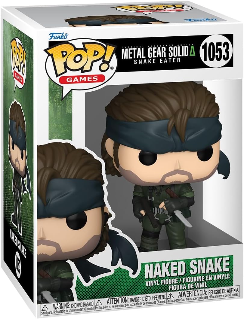 Funko Pop! Games: Metal Gear - Naked Solid Snake - Metal Gear Solid - Collectable Vinyl Figure - Gift Idea - Official Merchandise - Toys for Kids & Adults - Video Games Fans