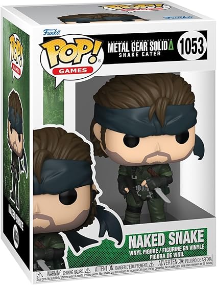 Funko Pop! Games: Metal Gear - Naked Solid Snake - Metal Gear Solid - Collectable Vinyl Figure - Gift Idea - Official Merchandise - Toys for Kids & Adults - Video Games Fans