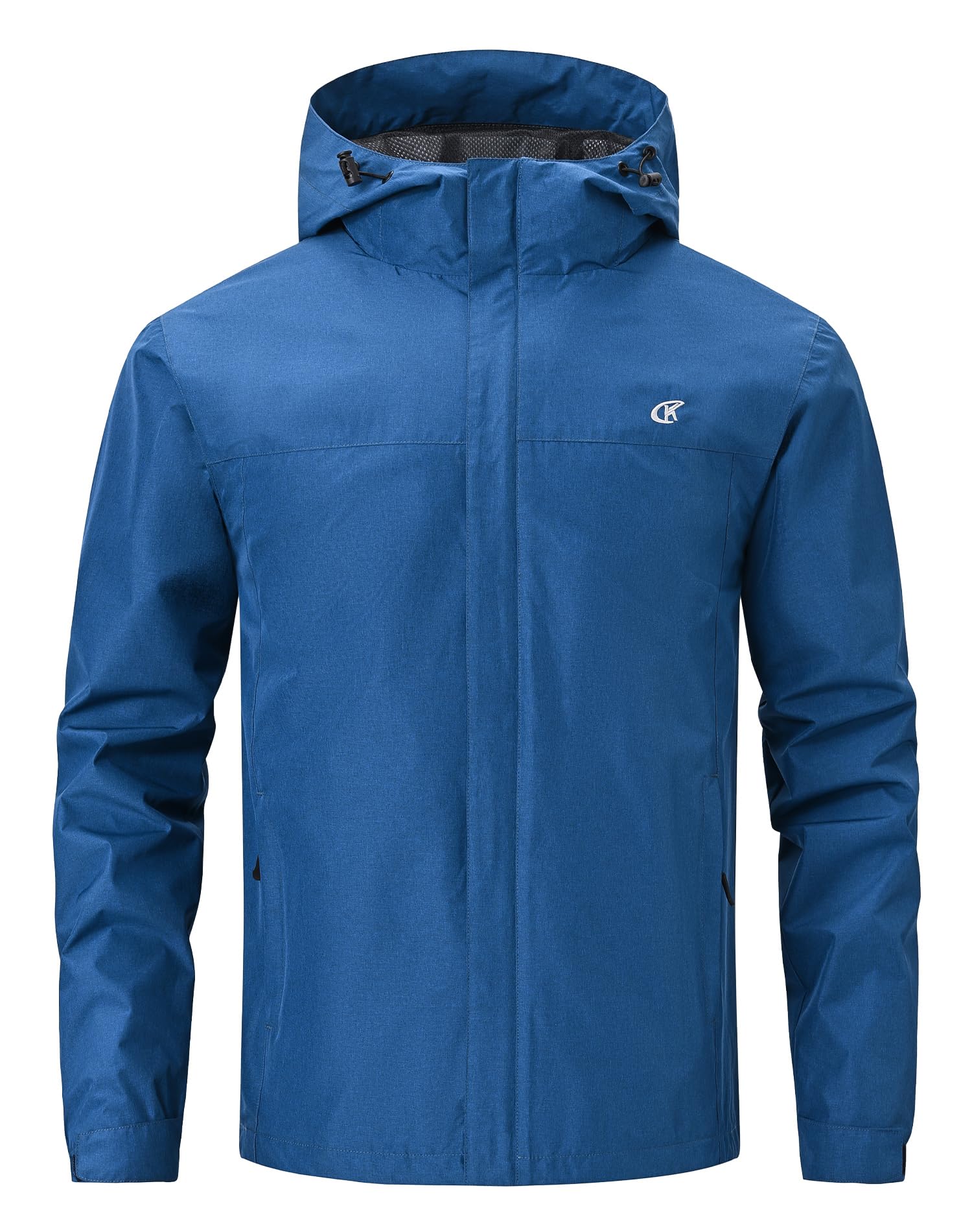 Huayuzh Jacke Herren Softshelljacke Wasserdichte Atmungsaktiv Winddichte Regenjacke Leichte mit Kapuze Laufen Wandern