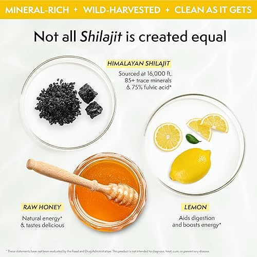 Miniatura 4 de Palitos de miel Shilajit Pure Himalayan de 400 mg para la salud de hombres y mujeres, sabor a limón, paquete de 30 barras energéticas de primera