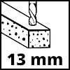 Einhell Darbeli Matkap TC-ID 720/1 E Kit (delme/darbeli delme, 13 mm mandren, devir elektroniği, beton için 5 parçalı uç seti + E-Box Basic)