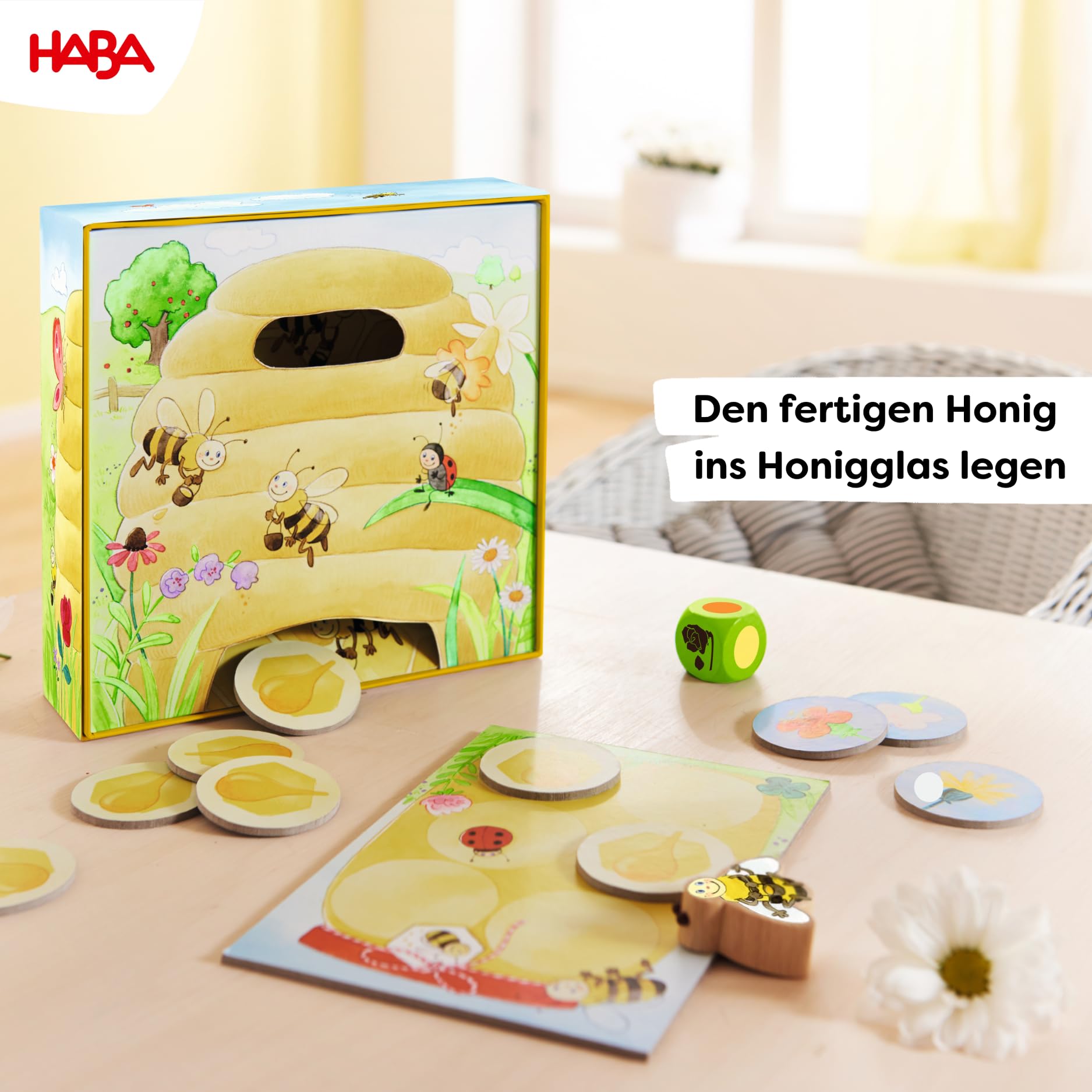 Haba Sales Gmbh & Co.Kg Hanni Honigbiene Zabawka, Wielokolorowy, Od 2 lat