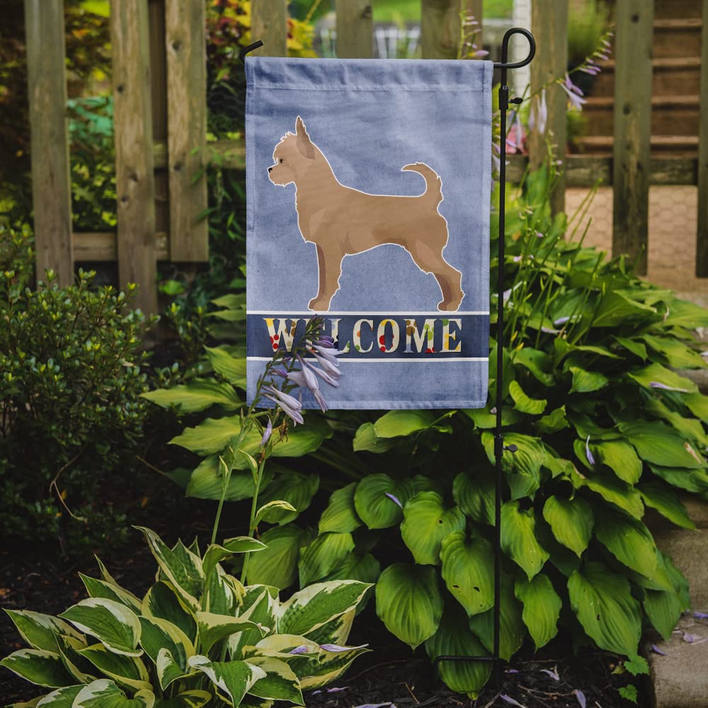 Caroline's Treasures CK3724GF Tan Chorkie Welcome Flag Garden