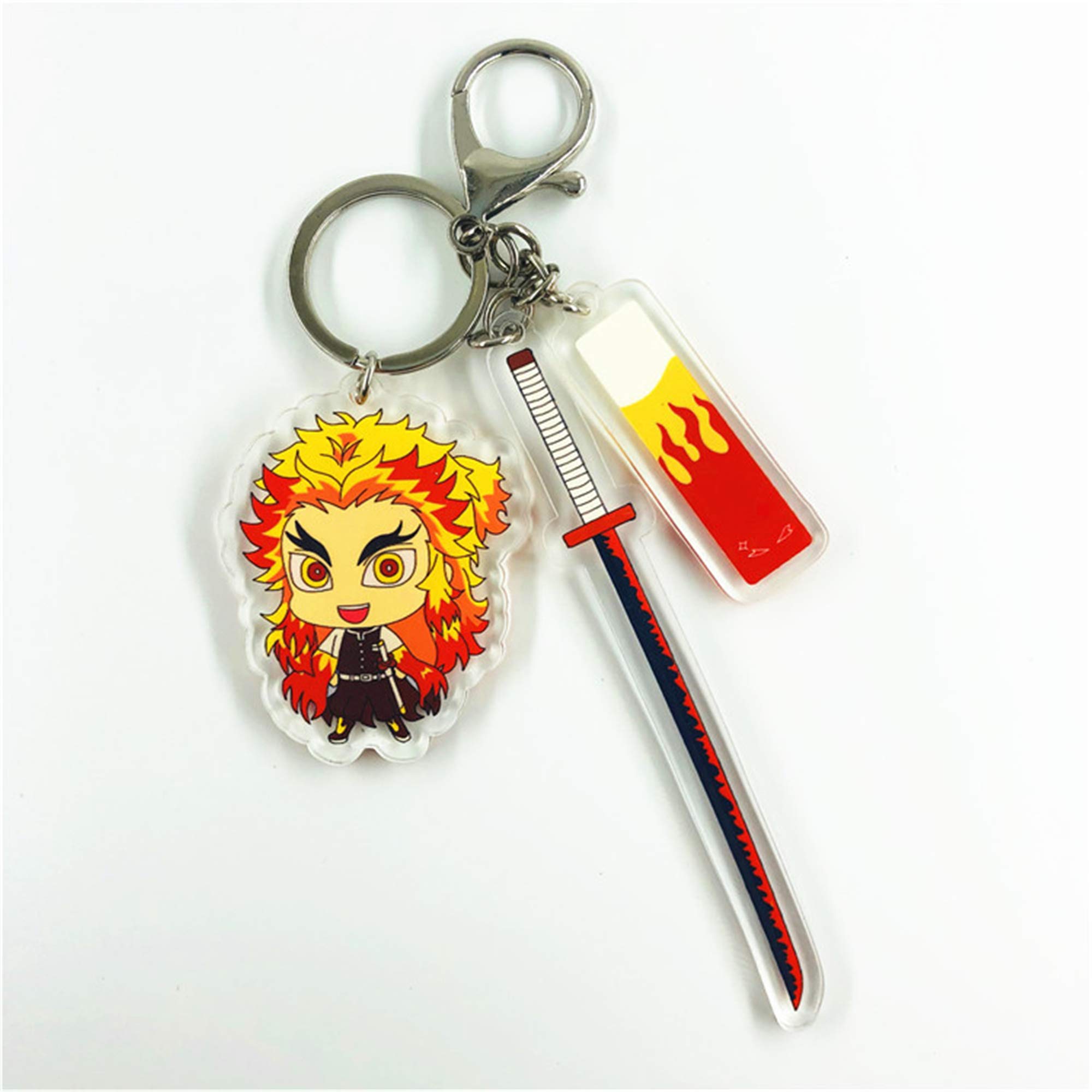 煉獄杏寿郎　キーホルダー　刀5本セット　国内20㎝ 【残3】 煉獄杏寿郎 キーホルダー 刀5本セット 国内20㎝ 【残3】 - メルカリ