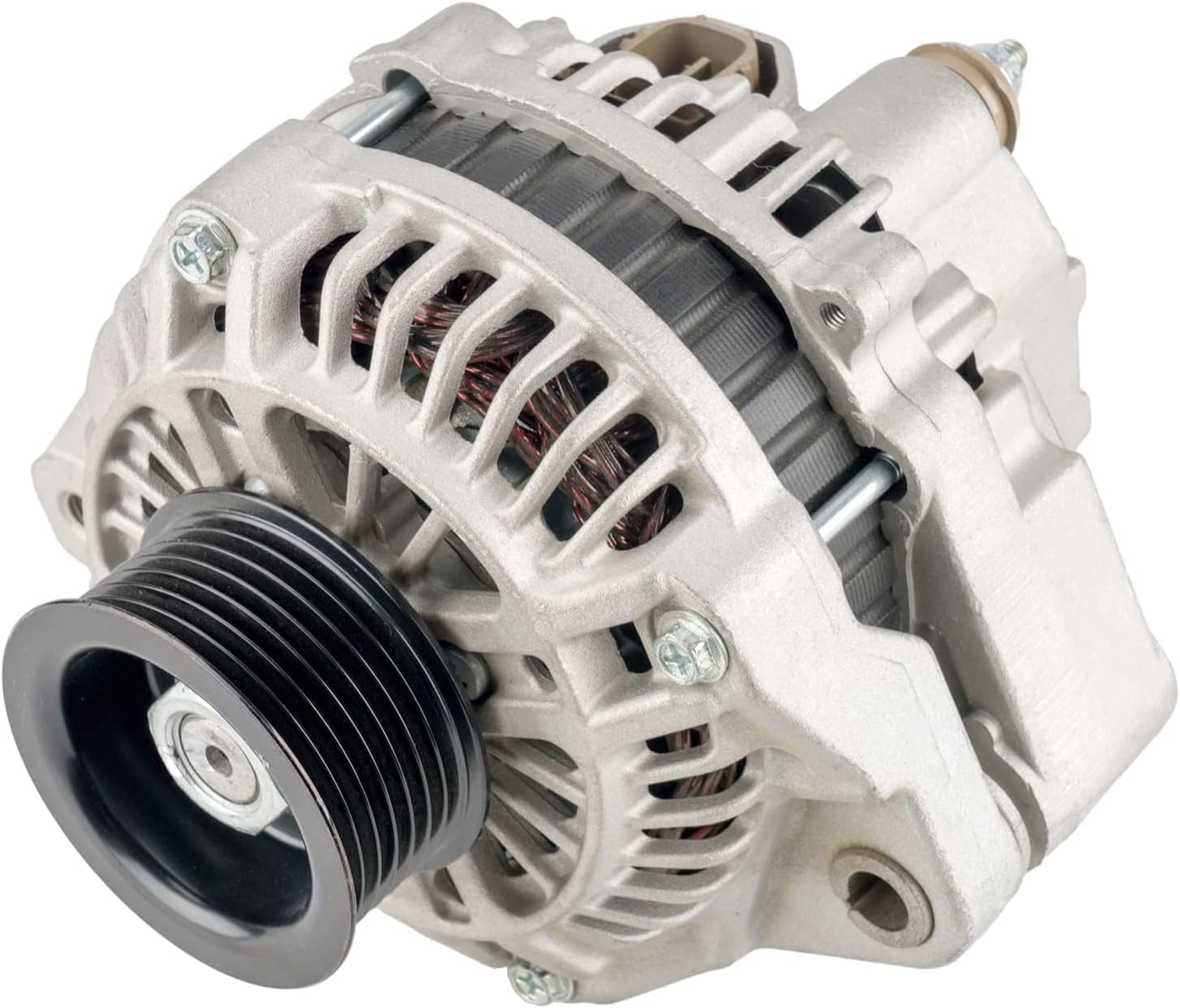 KAC Alternator 70Amp Replacement for Civic 01-05 1.7L LX/EX/DX/HX/GX/EX Special Edition/LX Special Edition/Value Package,High Output Alternators OEM# 13893N, 13893, 31100PLMC02, 31100PLMC01, AFGA51