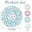 6 Pcs Shower Caps, Waterproof Bath Caps Plastic Reusable Shower Caps Elastic Band Bath Hair Caps for Women Kids