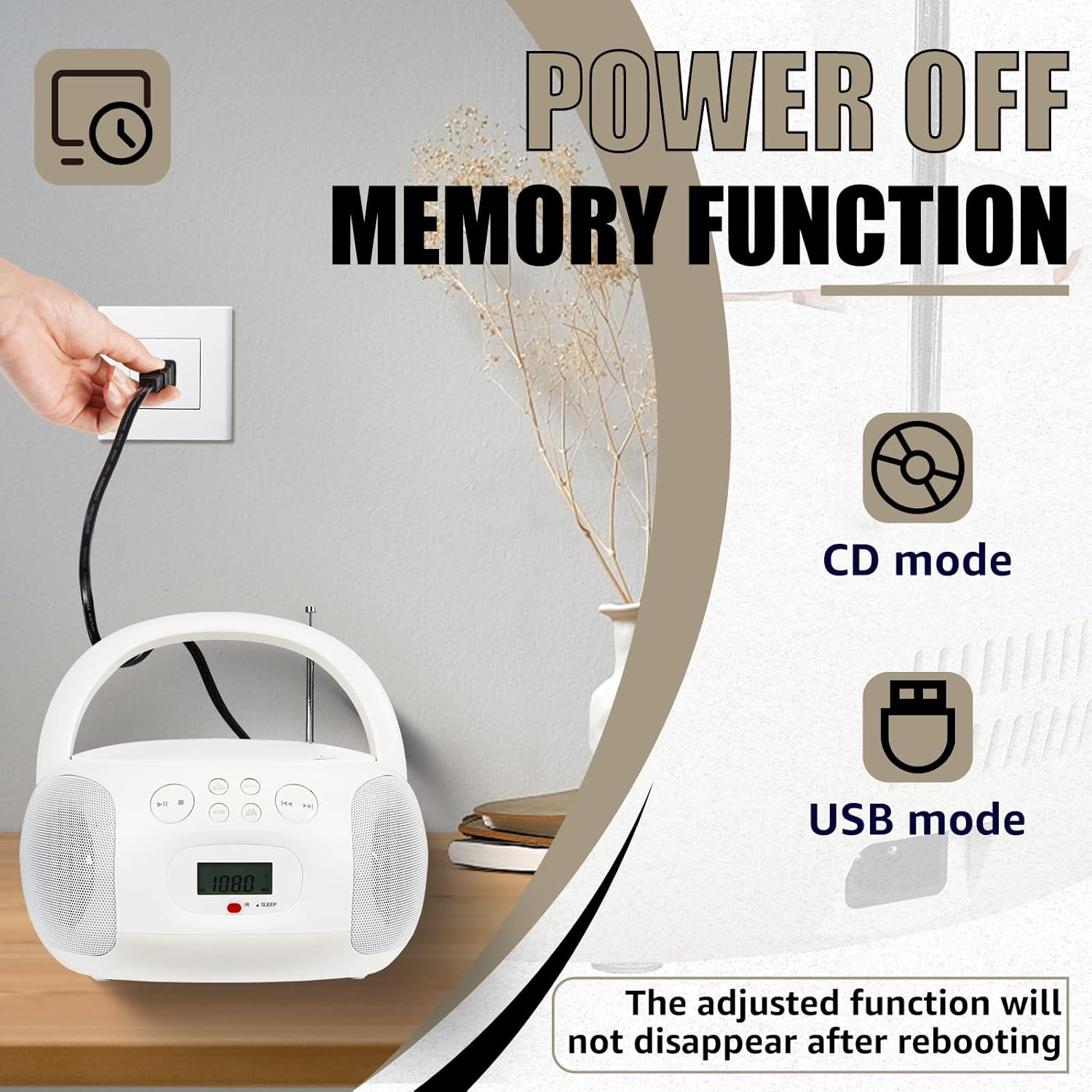 Retekess TR636 with power off memory function