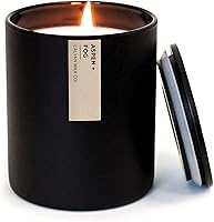 Vista 28 de Calyan Wax Co. Vela perfumada de palo de rosa y ámbar – 75 horas de combustión – Velas de cera de soja no tóxicas de lujo – Vela en tarro negro
