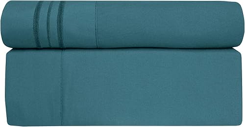 Miniatura 10 de Juego de sábanas de 1800 hilos, sábanas de microfibra cepillada suave de calidad egipcia, juego de ropa de cama de lujo con sábana encimera, sábana