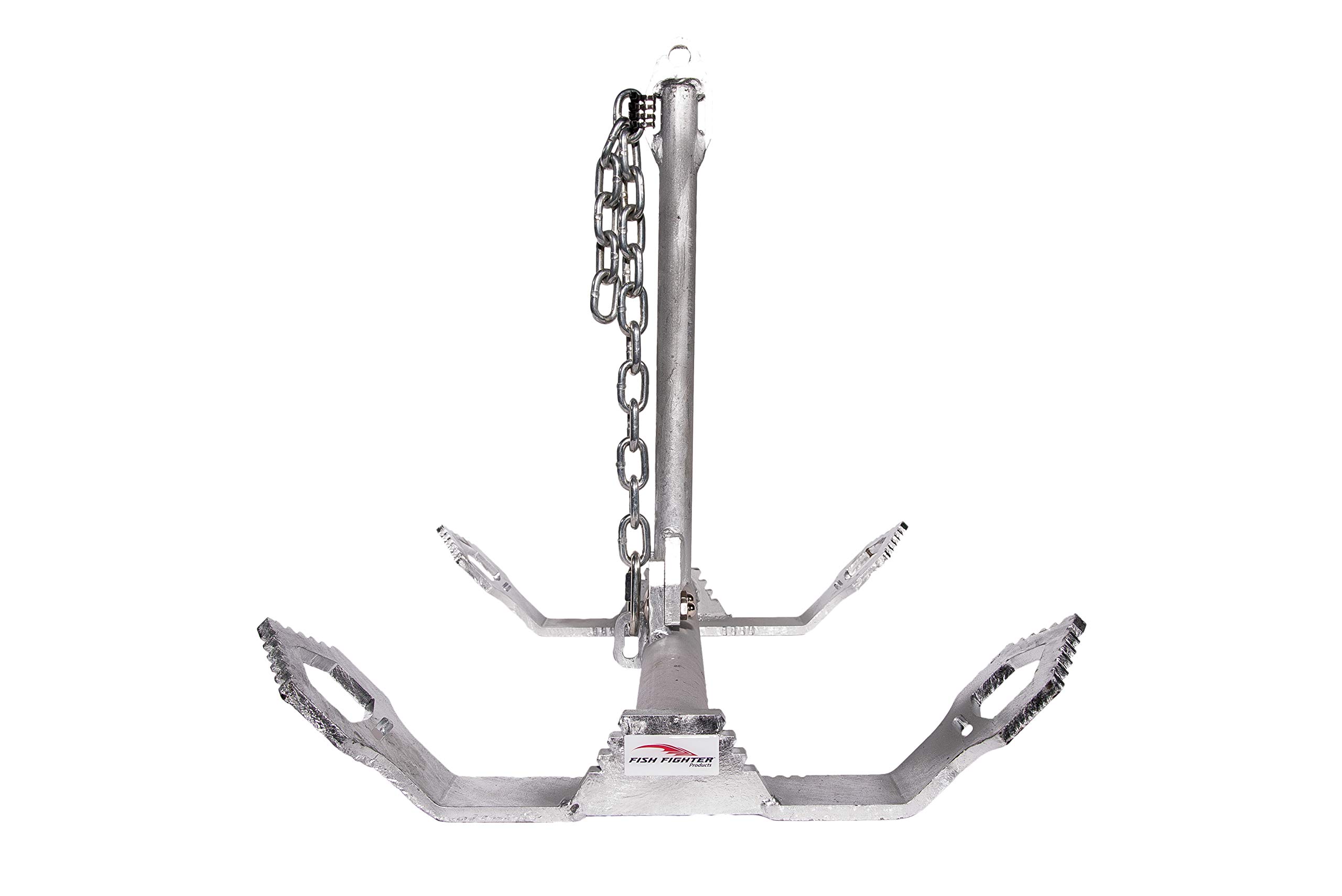 Fish Fighter - Boat Anchor - 40LB | Galvanized Breakaway River Boat Anchor
