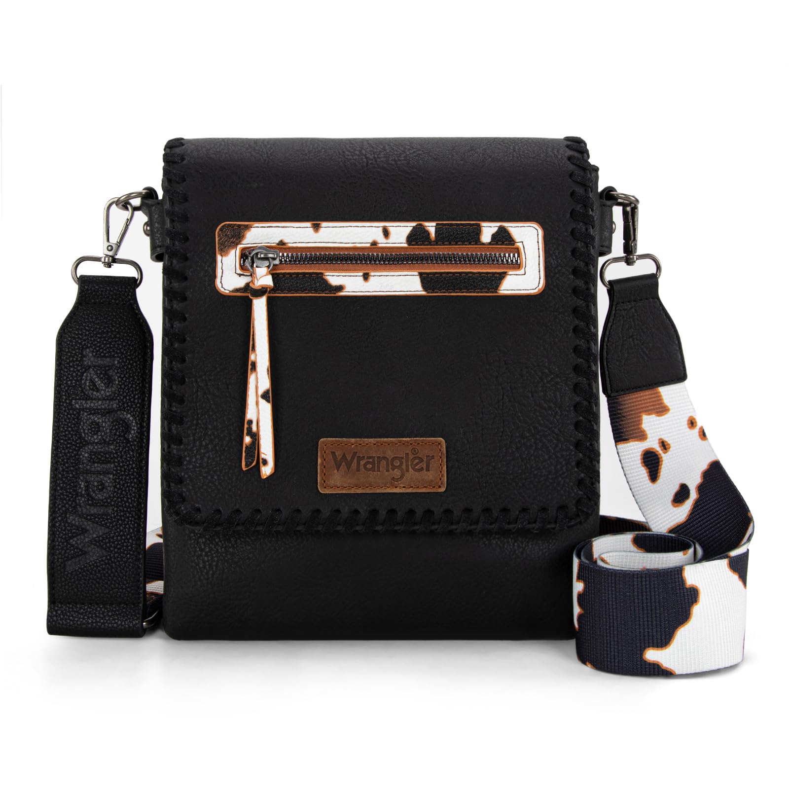 Wrangler Crossbody Bags for Women Vintage Hand Woven Shoulder Purse