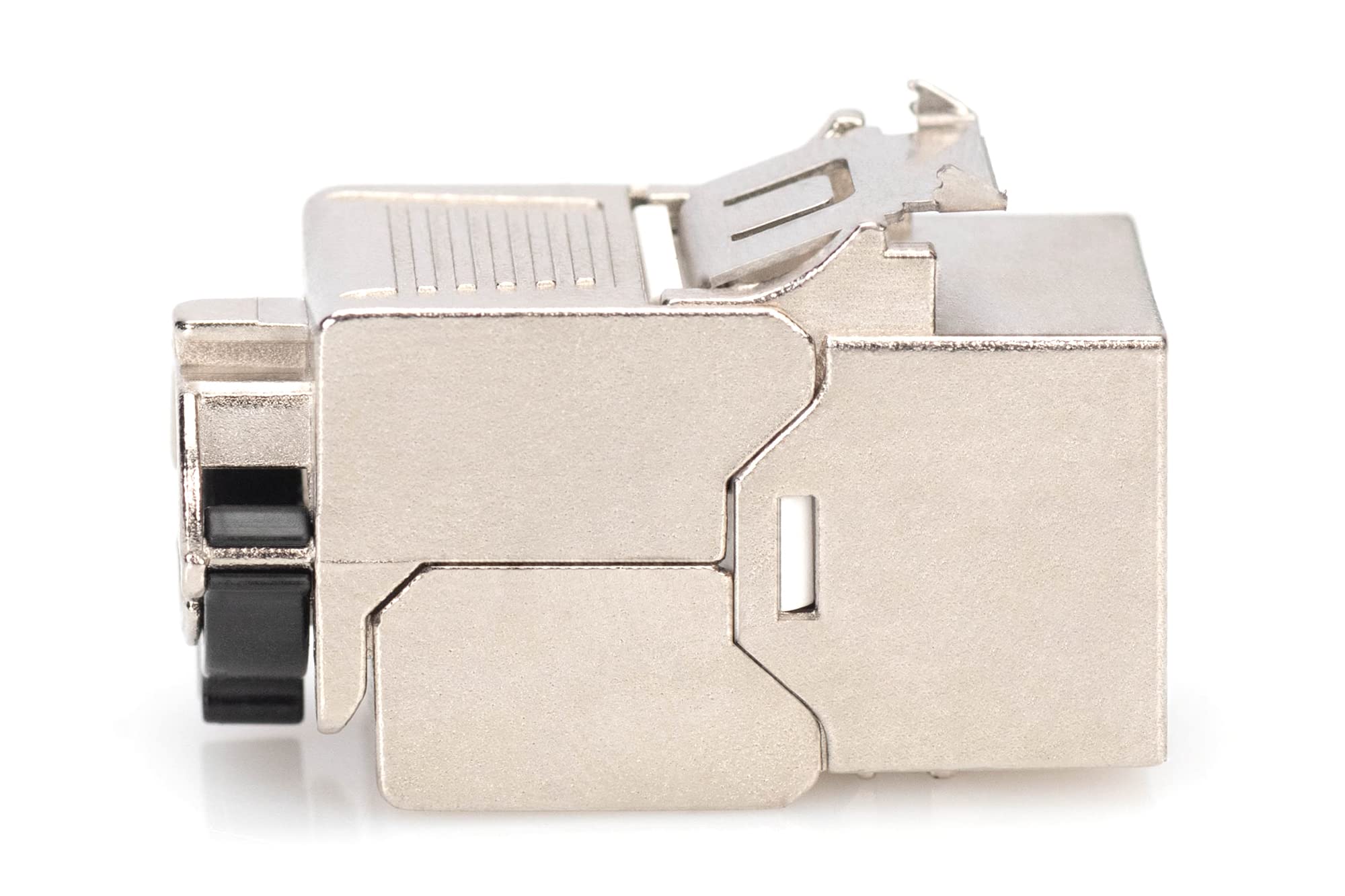 DIGITUS Modulo Keystone Cat 8.1-12 Pezzi - Presa di Rete RJ45 Cat8 schermato - 2000 MHz - 25GBase-T & 40GBase-T - 25 Gbit/s & 40 Gbit/s - AWG 26/7 a AWG 22/1 - Montaggio Senza Attrezzi
