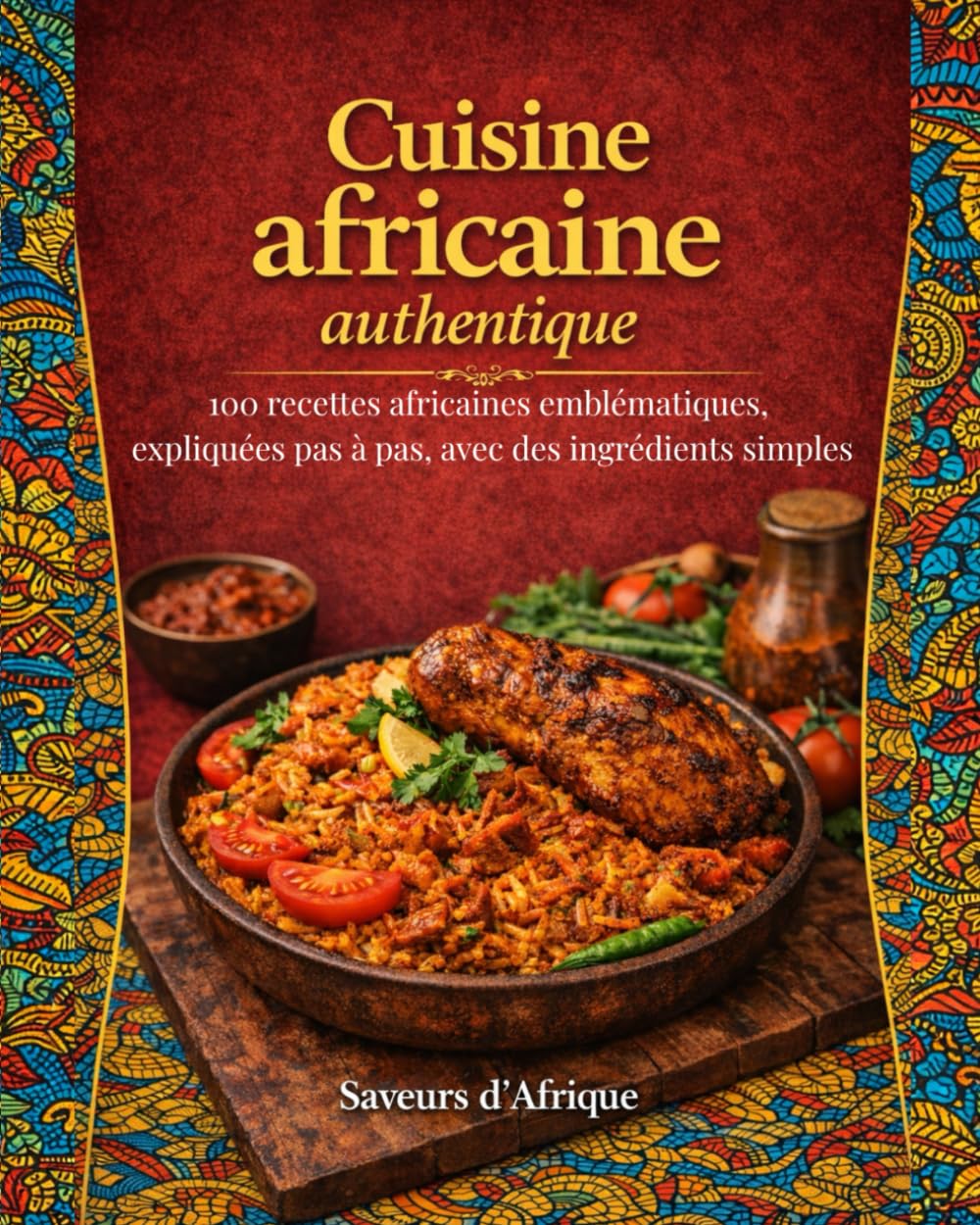 Cuisine africaine authentique: 100 recettes africaines emblématiques, expliquées pas à pas, avec des ingrédients simples (Édition illustrée avec photographies)