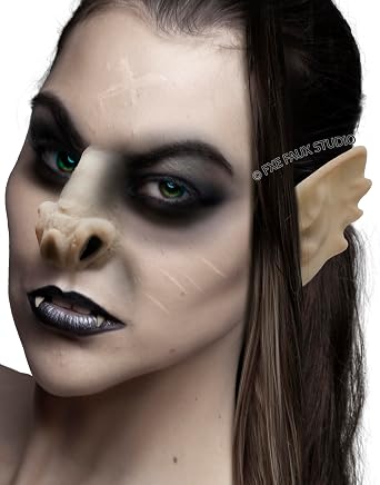 Fxe Faux Studio Flesh Gothic Demon Nose & Ears Latex Prosthetic Appliance