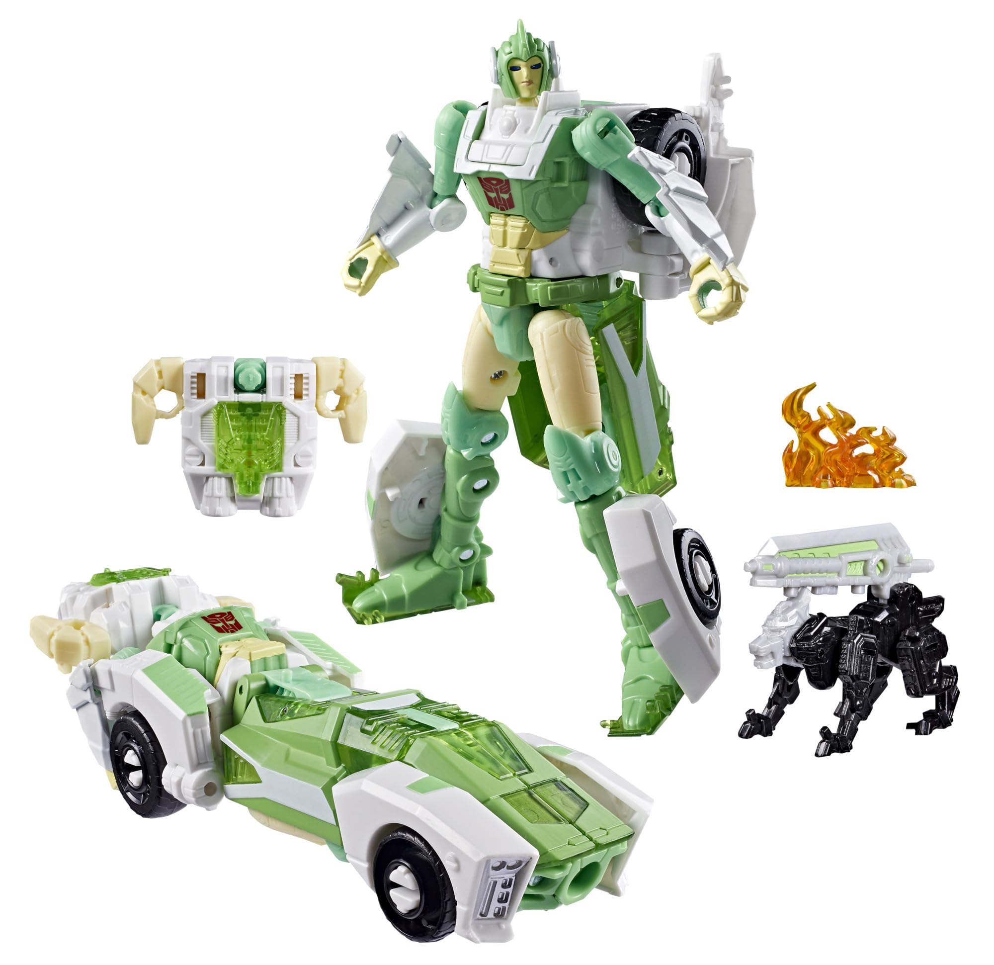Transformers Generations War for Cybertron: Siege Deluxe-Klasse WFC-S15 Autobot Greenlight & Battle Masters Dazzlestrike, verwandelbare Action-Figuren (Skala 14 cm), Roboter-Spielzeuge ab 8 Jahren