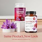 Supplément d'extrait de safran 88,5mg 90 Gélules d'antioxydant puissant pour la santé cellulaire Support 100% Suppléments de safran pour les hommes et les femmes & Non-OGM 3 Mois d'approvisionnement